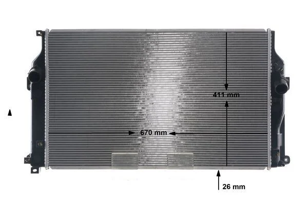 Radiatorius, variklio aušinimas MAHLE CR 2270 000S