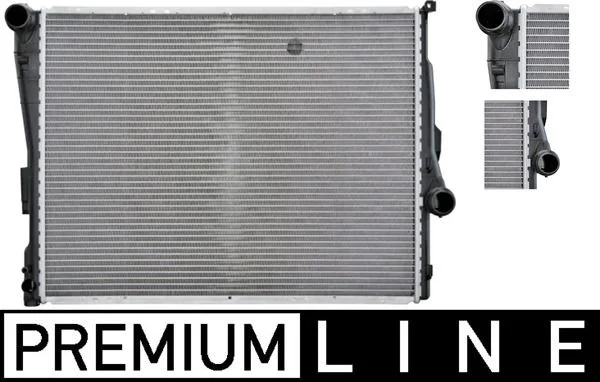 Radiatorius, variklio aušinimas MAHLE CR 458 000P