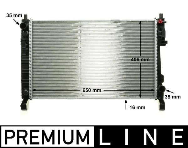 Radiatorius, variklio aušinimas MAHLE CR661000P