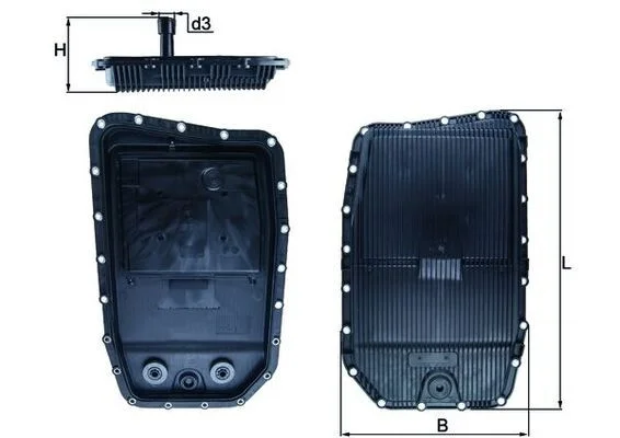 Olejová vaňa, automatická prevodovka MAHLE HX152