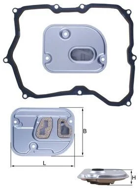 Hydraulický filter, automatická prevodovka MAHLE HX236D