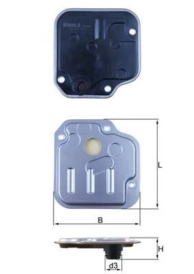 Hydraulický filter, automatická prevodovka MAHLE HX244