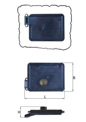 Hydraulický filter, automatická prevodovka MAHLE HX254D