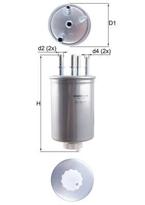 Fuel Filter MAHLE KL1026