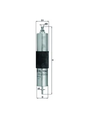 Fuel Filter MAHLE KL104/1