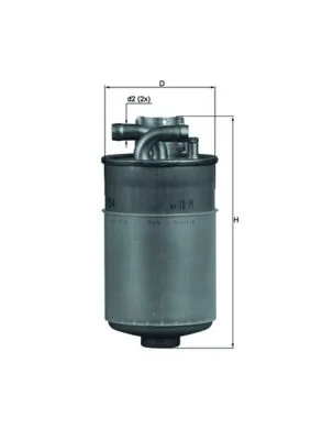 Kuro filtras MAHLE KL154