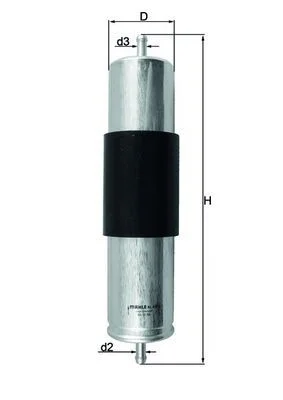 Kuro filtras MAHLE KL 473