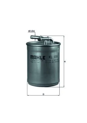 Kuro filtras MAHLE KL494