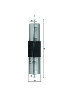 Kuro filtras MAHLE KL66