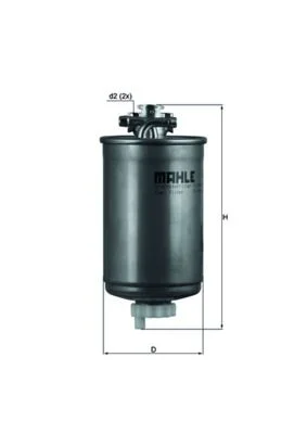 Kuro filtras MAHLE KL75