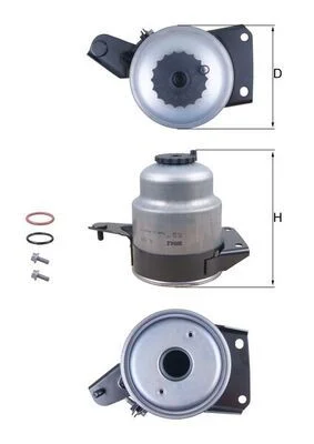 Kuro filtras MAHLE KL829D