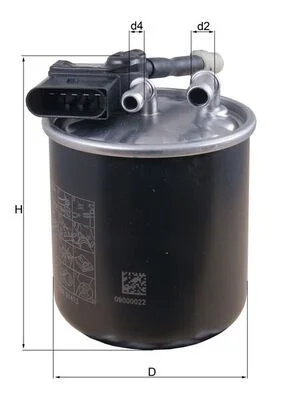 Kuro filtras MAHLE KL 913