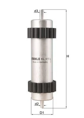 Fuel Filter MAHLE KL 915