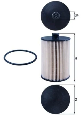 Kuro filtras MAHLE KX226D