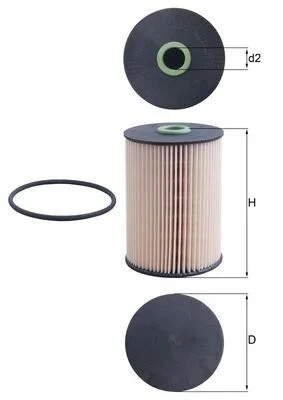 Kuro filtras MAHLE KX 228D