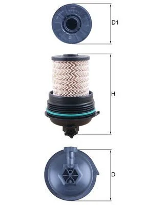 Kuro filtras MAHLE KX480