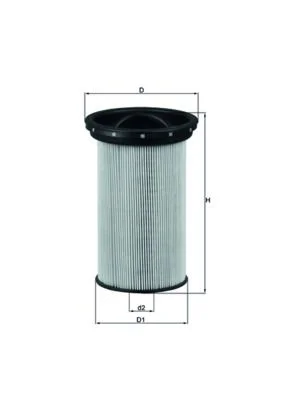 Kuro filtras MAHLE KX69