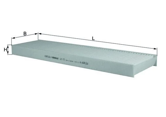 Filtras, salono oras MAHLE LA 171