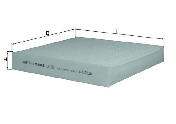 Filtras, salono oras MAHLE LA293