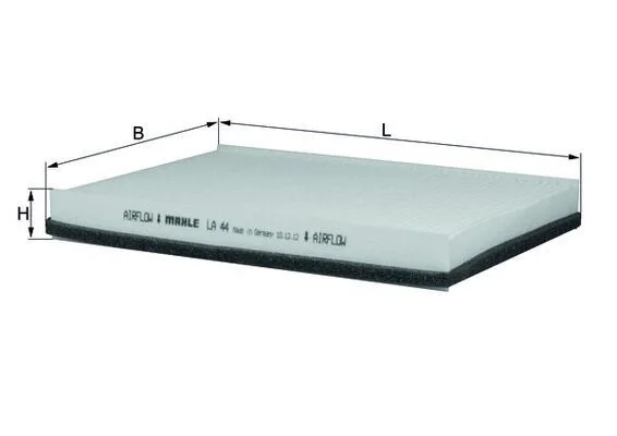 Filtras, salono oras MAHLE LA44