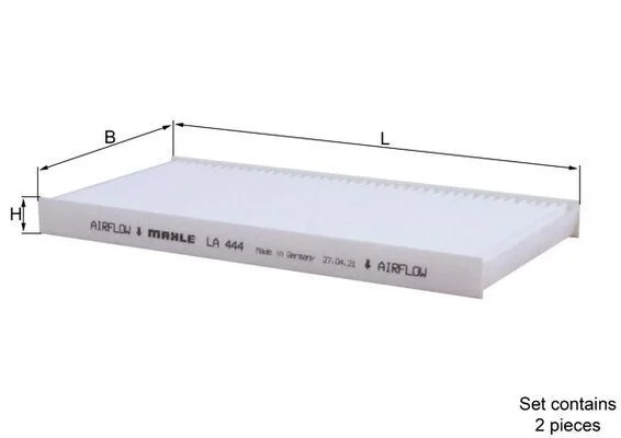 Filtras, salono oras MAHLE LA444/S