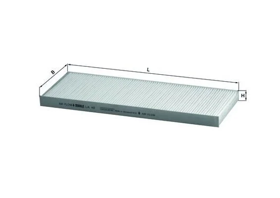 Filtras, salono oras MAHLE LA49