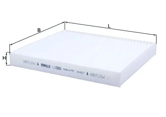 Filtras, salono oras MAHLE LA569