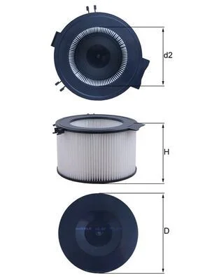 Filtras, salono oras MAHLE LA65