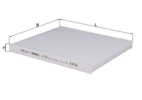 Filtras, salono oras MAHLE LA832