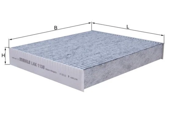 Filtras, salono oras MAHLE LAK1138