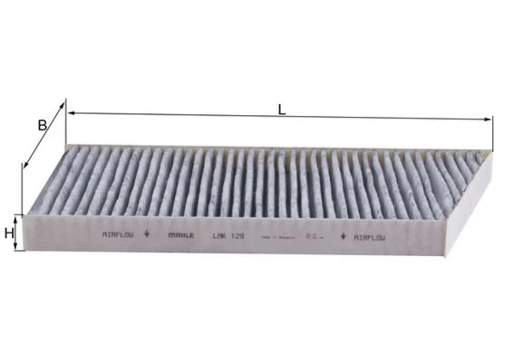 Filtras, salono oras MAHLE LAK129