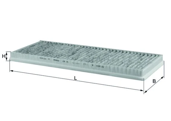Filtras, salono oras MAHLE LAK 45