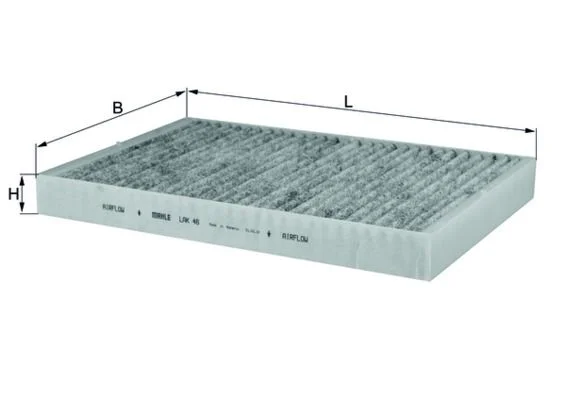 Filtras, salono oras MAHLE LAK46