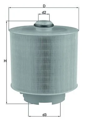 Oro filtras MAHLE LX 1006/2D
