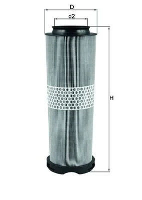 Oro filtras MAHLE LX 1020