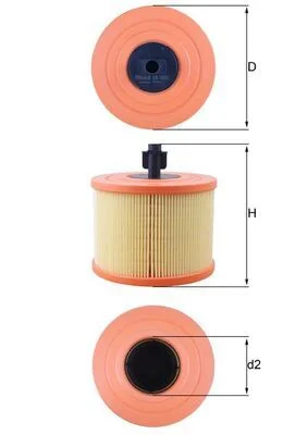Oro filtras MAHLE LX 1035