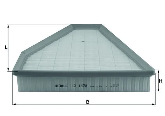 Oro filtras MAHLE LX1478