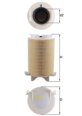 Oro filtras MAHLE LX 1566