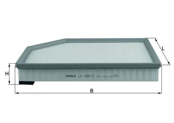 Oro filtras MAHLE LX1591/2