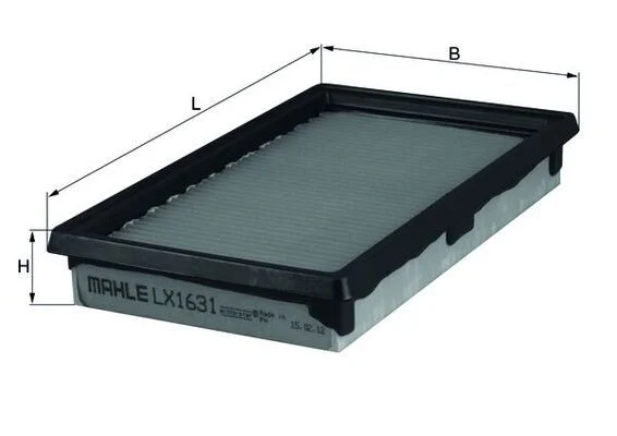 Oro filtras MAHLE LX1631