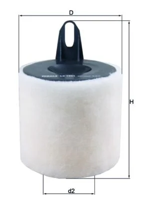 Oro filtras MAHLE LX1651
