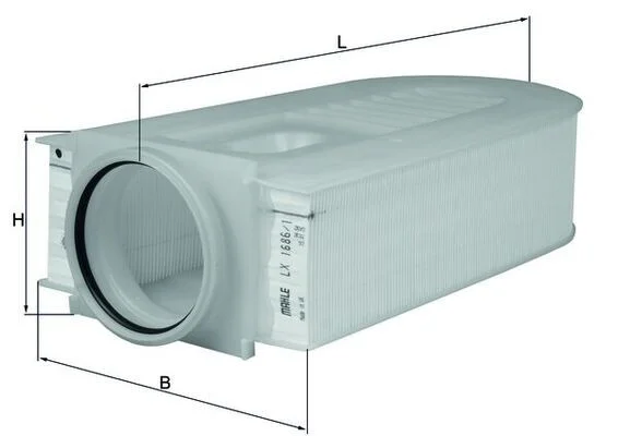 Oro filtras MAHLE LX 1686/1