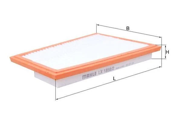 Oro filtras MAHLE LX 1850/2