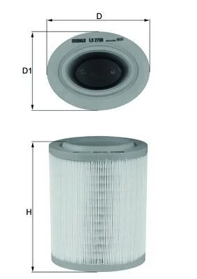 Oro filtras MAHLE LX 2790