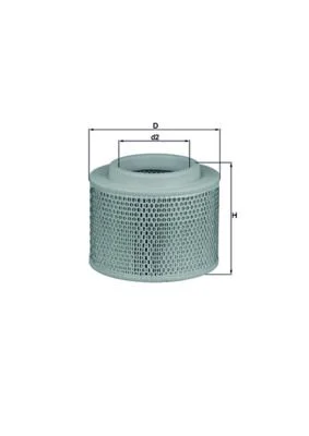 Oro filtras MAHLE LX2808/1
