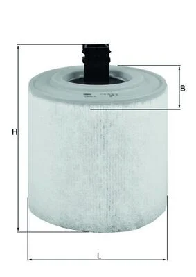 Oro filtras MAHLE LX3015/16