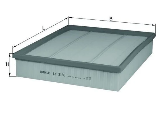 Oro filtras MAHLE LX3138