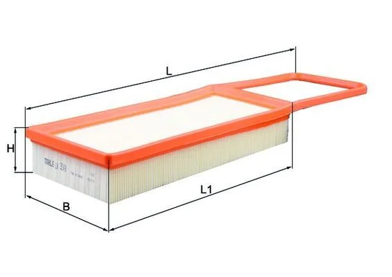 Oro filtras MAHLE LX3249