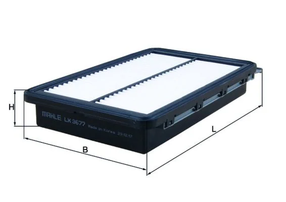 Oro filtras MAHLE LX3677
