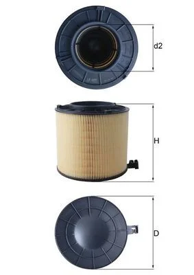 Oro filtras MAHLE LX4406